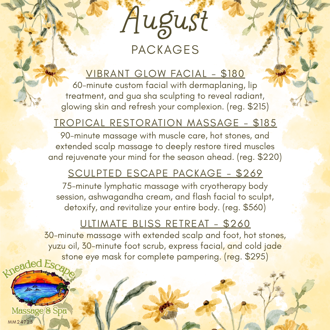 August Spa Packages