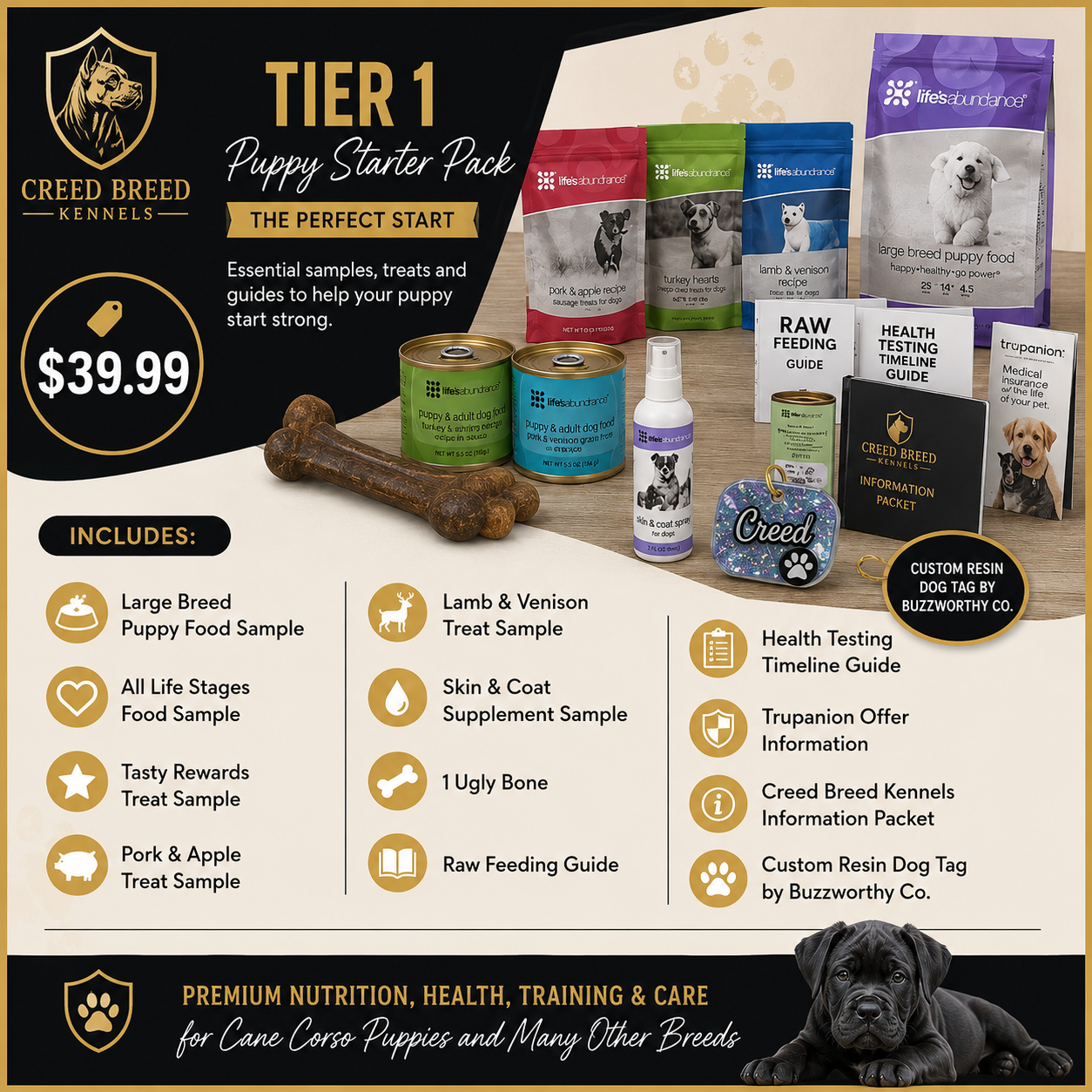 Tier 1 โ Puppy Starter Pack