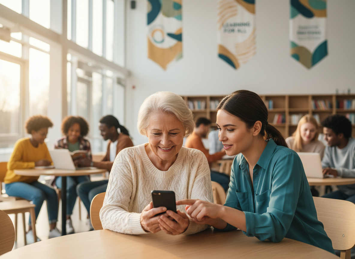 Community digital skills training