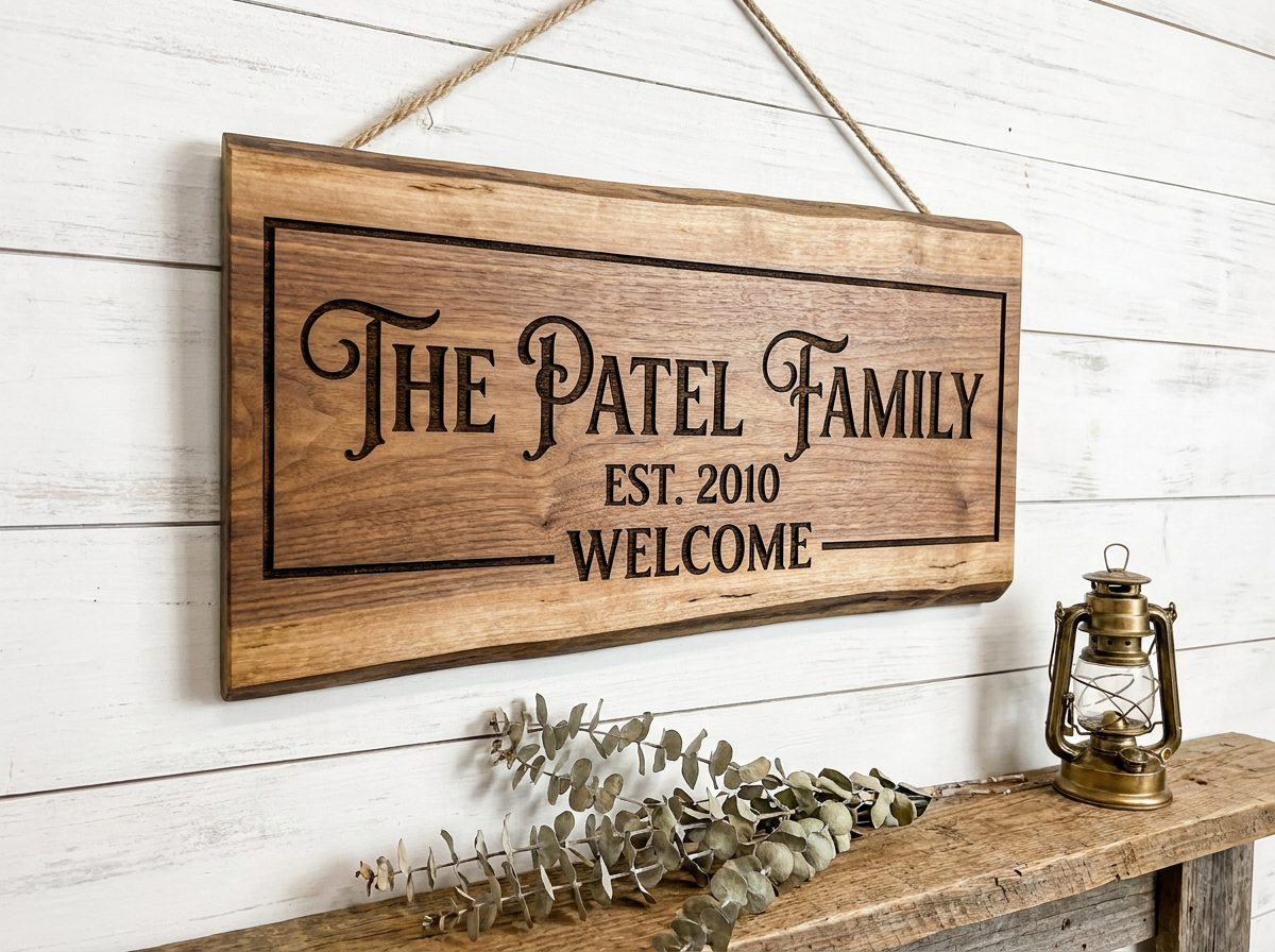 Custom Wood Sign