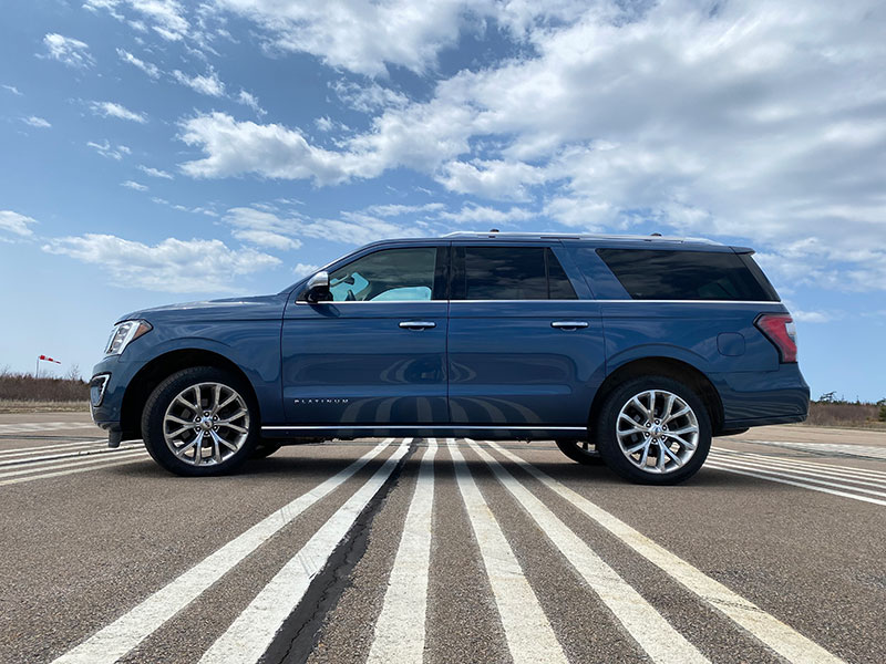 Ford Expedition Max on the runway at CYPD
