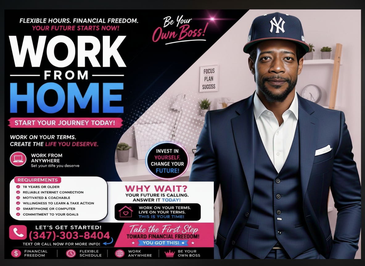 Work From Home - Be Your Own Boss