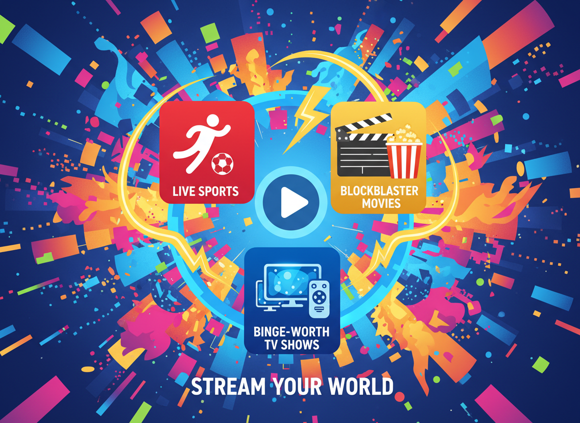 IPTV streaming on Smart TV, Fire Stick, Android TV box