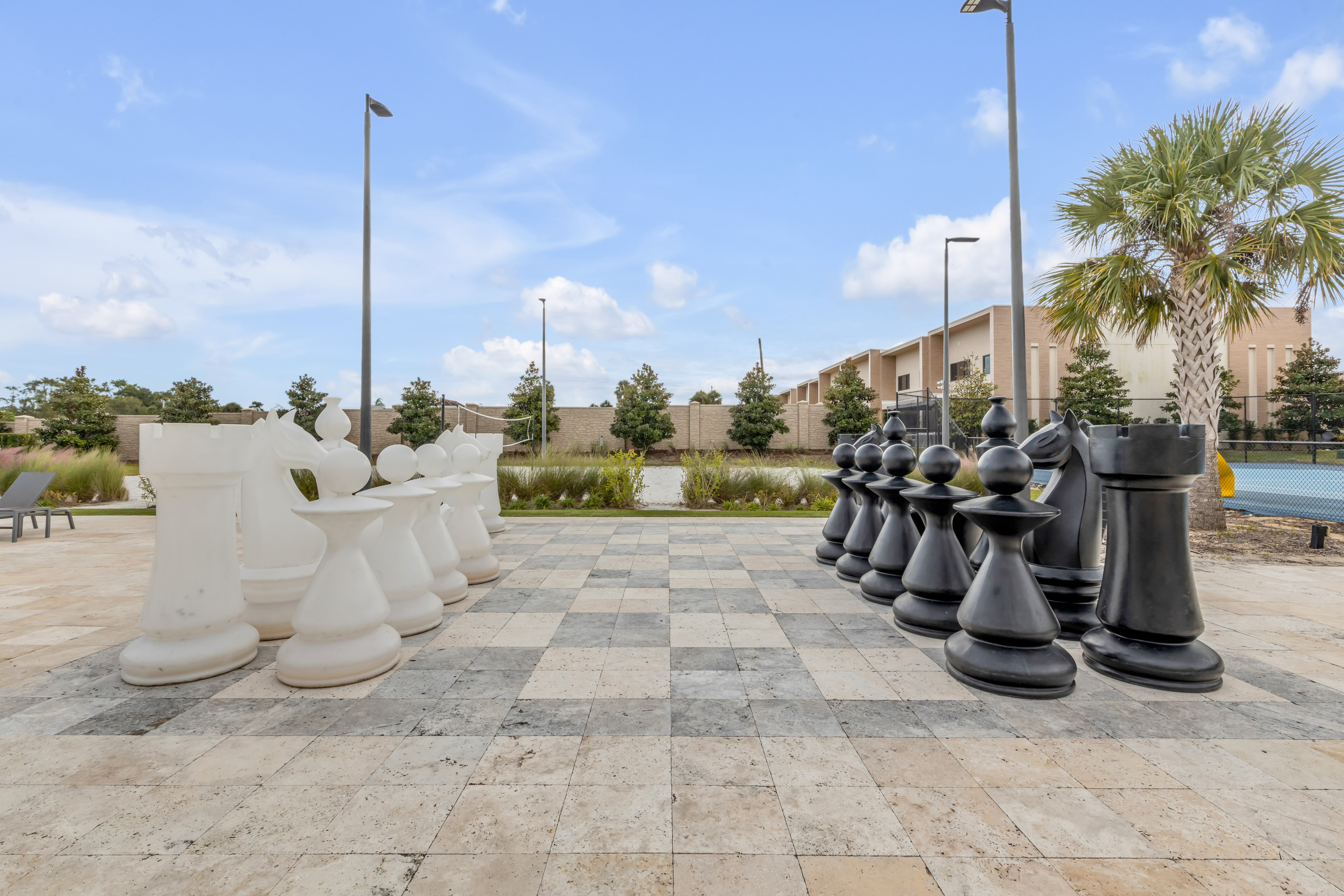 Giant Outdoor Chess and Pool