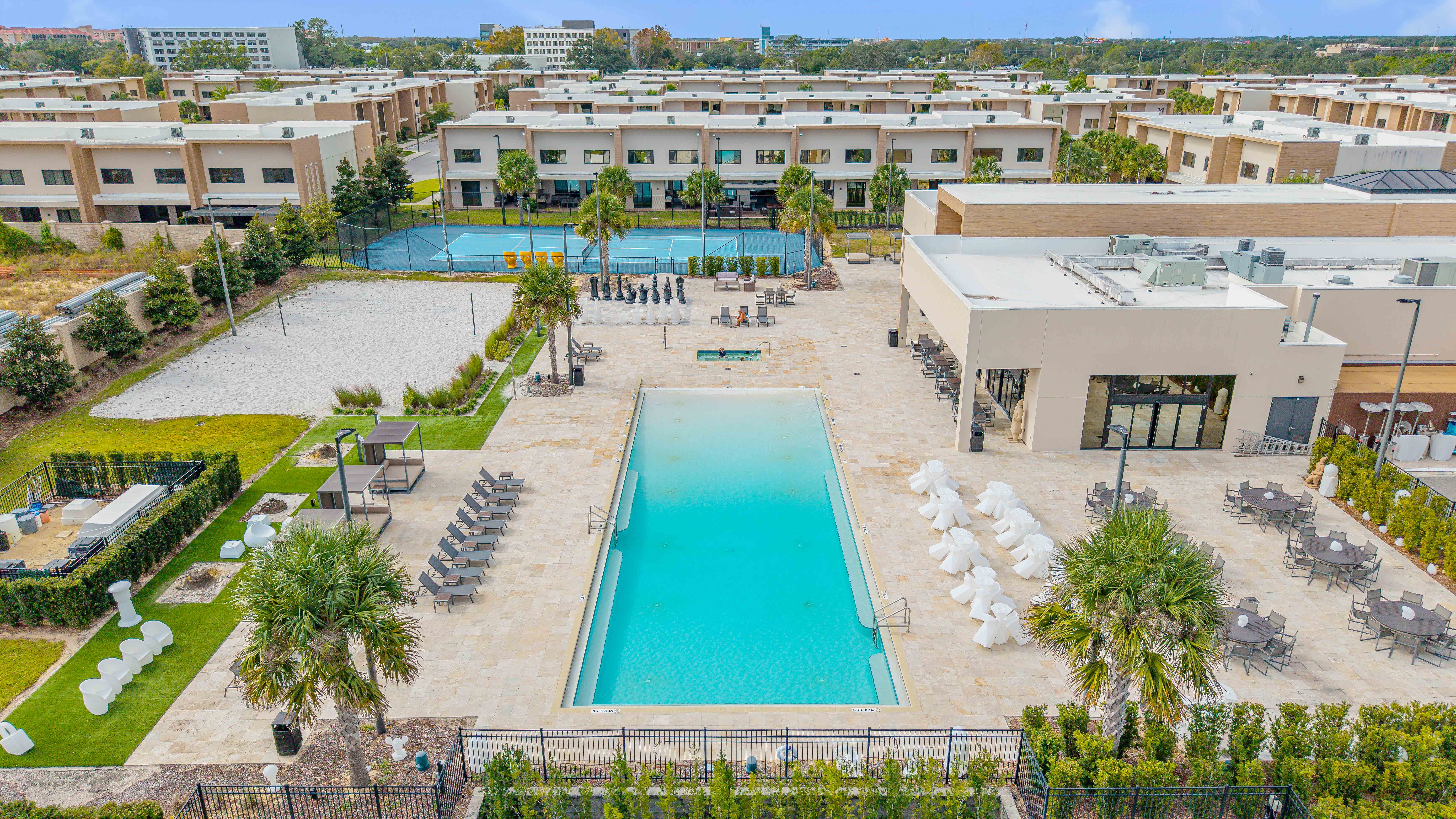 Tennis Courts and Pool