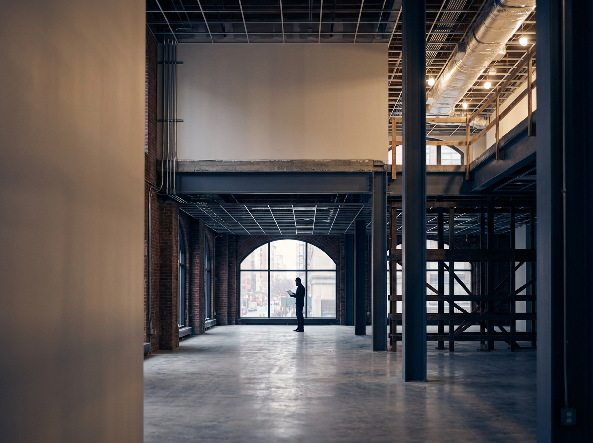 Commercial buildout work in New York City