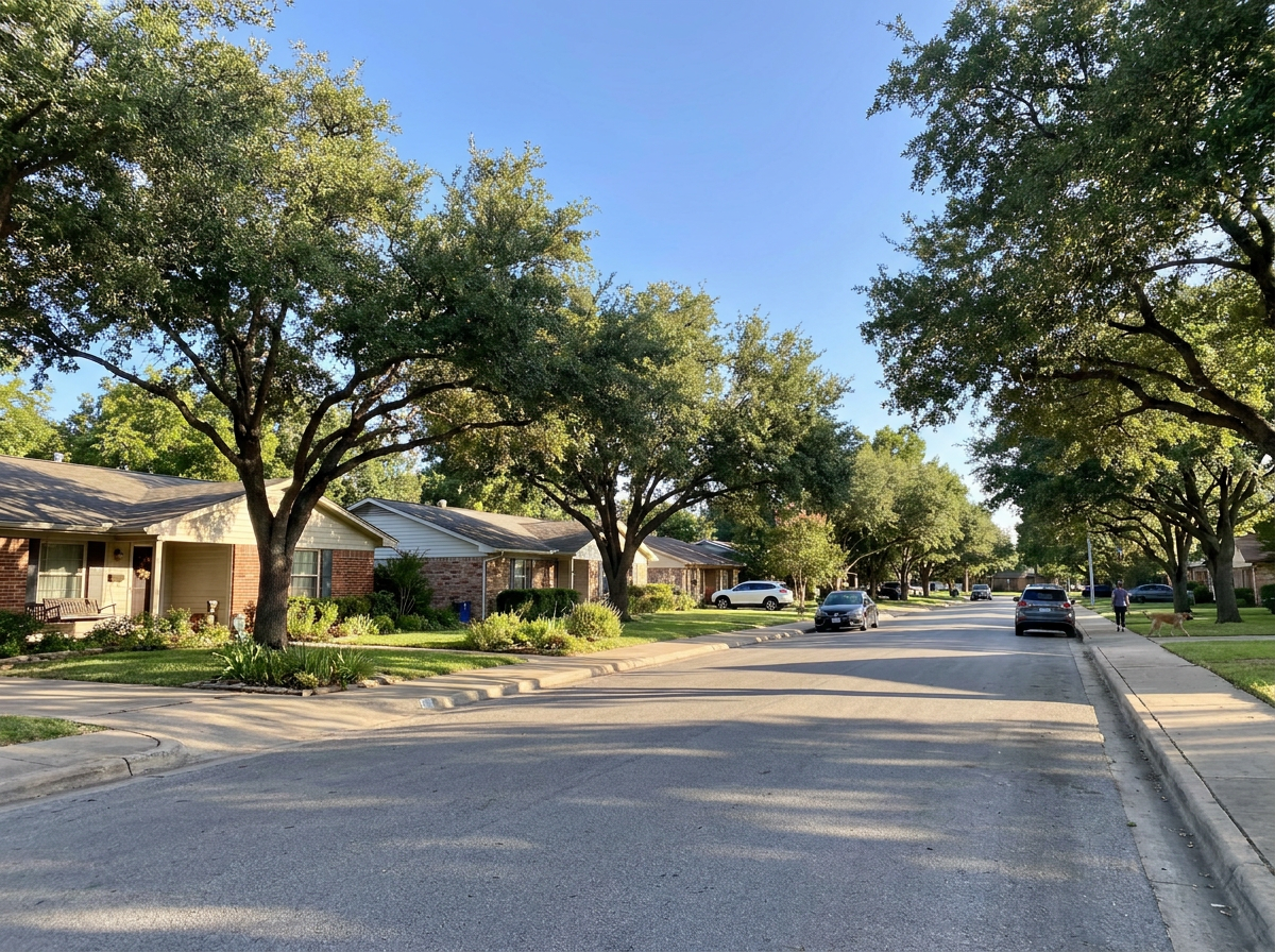 Peaceful DFW neighborhood