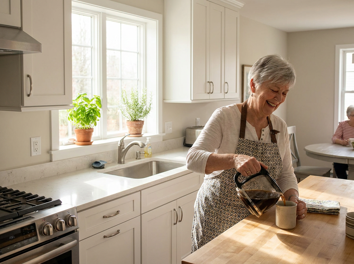 Clean shared kitchen
