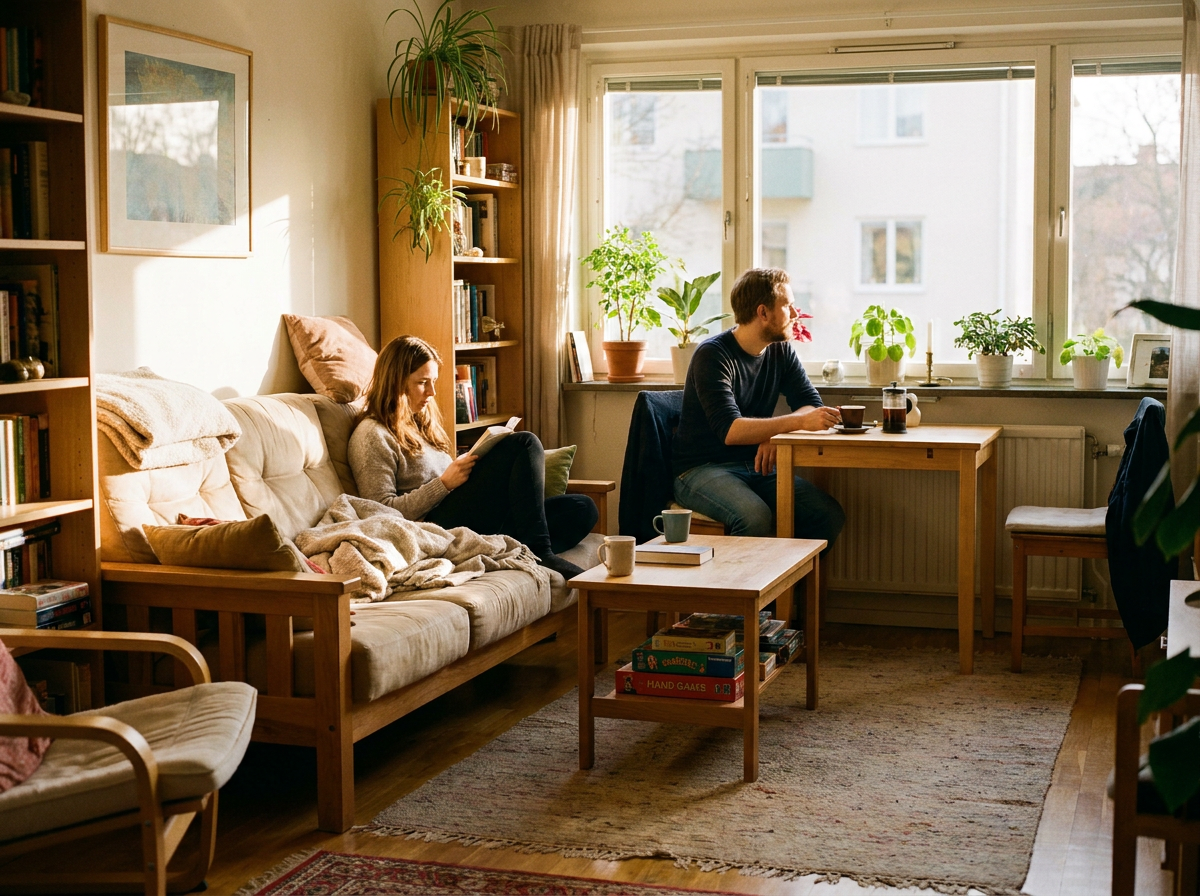 Bright common living area