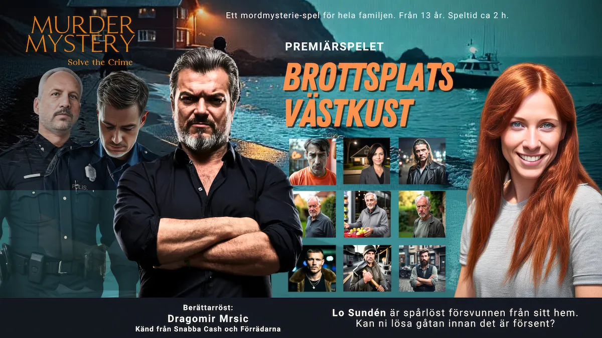 Brottsplats Västkust – digital mordgåta köpa och spela direkt