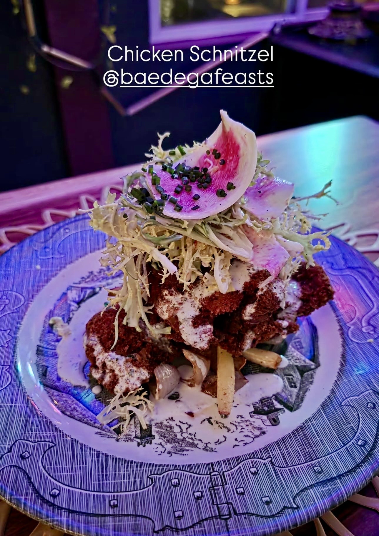 Baedega chicken schnitzel