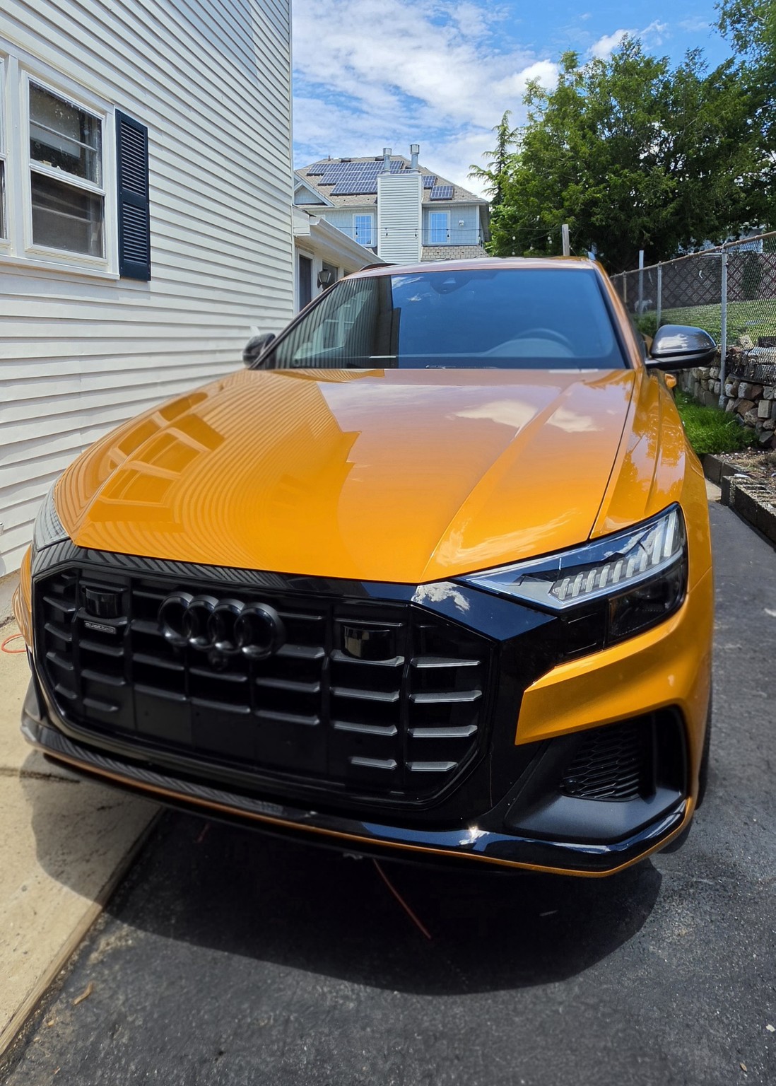 Audi Q8 exterior detail