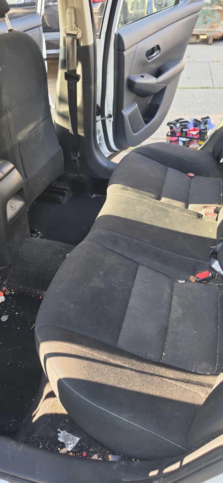 Interior before cleaning