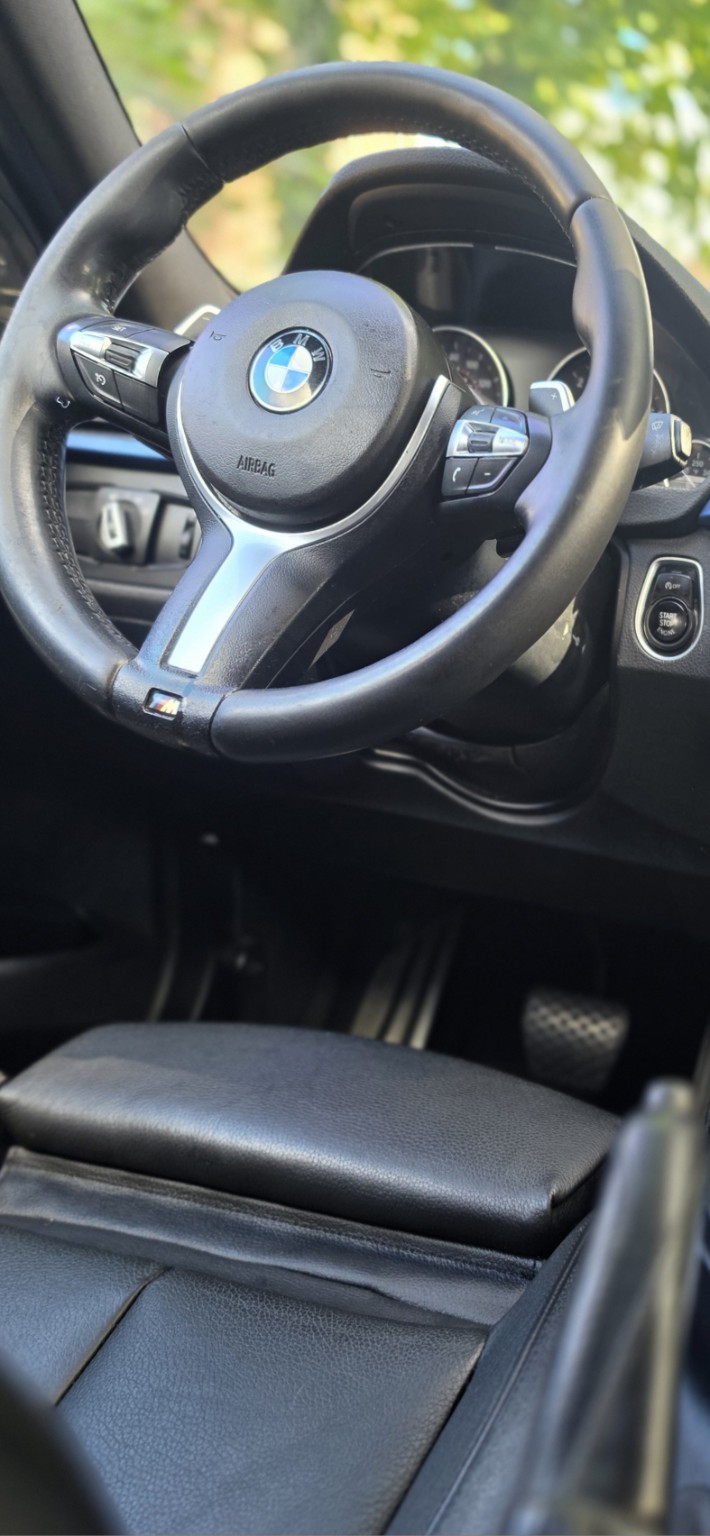 BMW interior close-up