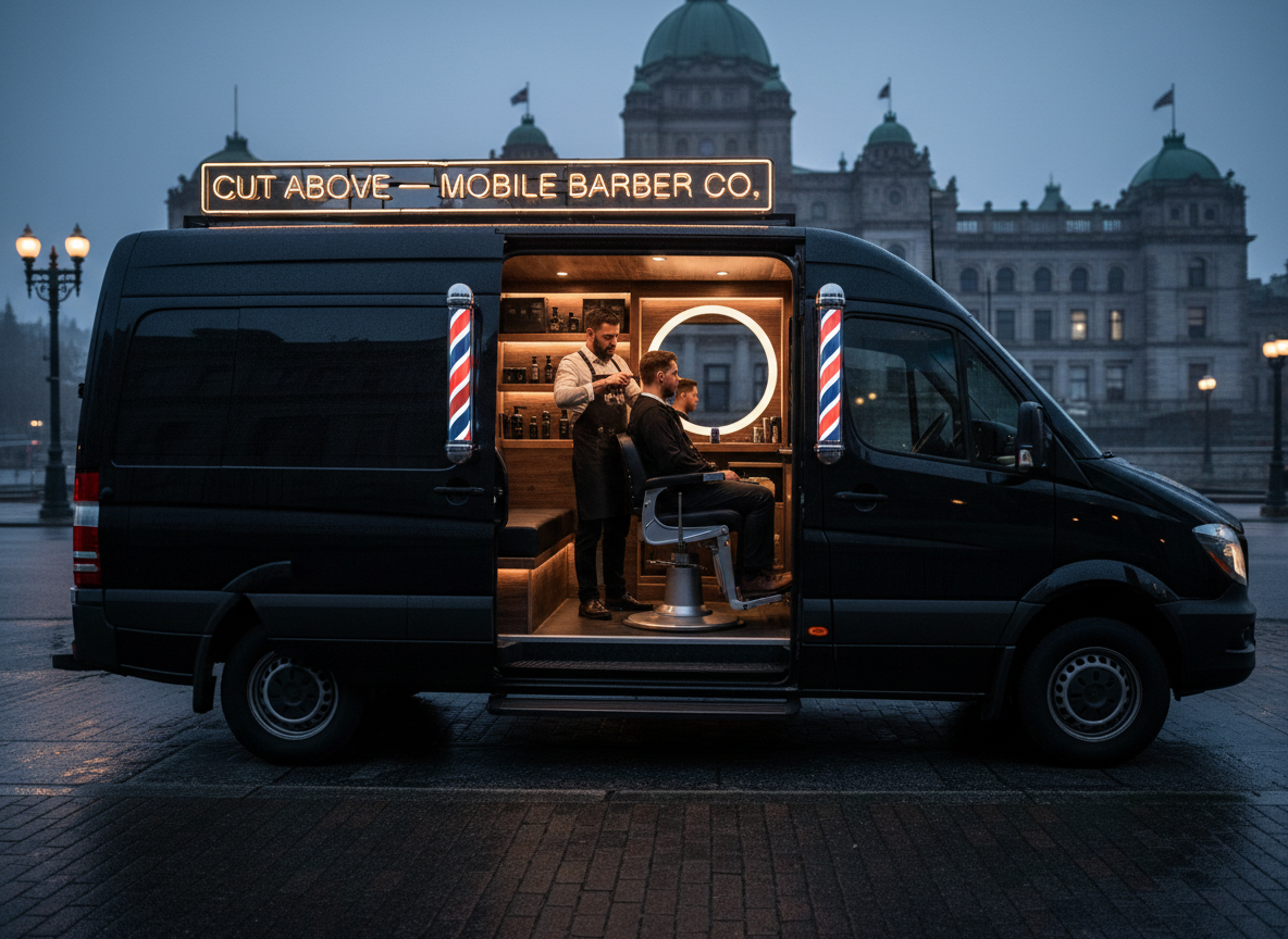 Mobile barbershop Victoria BC