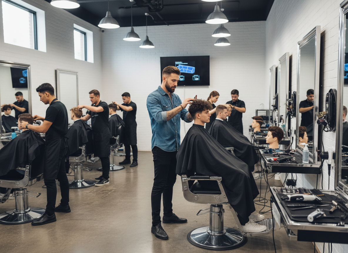 Barbering lessons for beginners Victoria BC