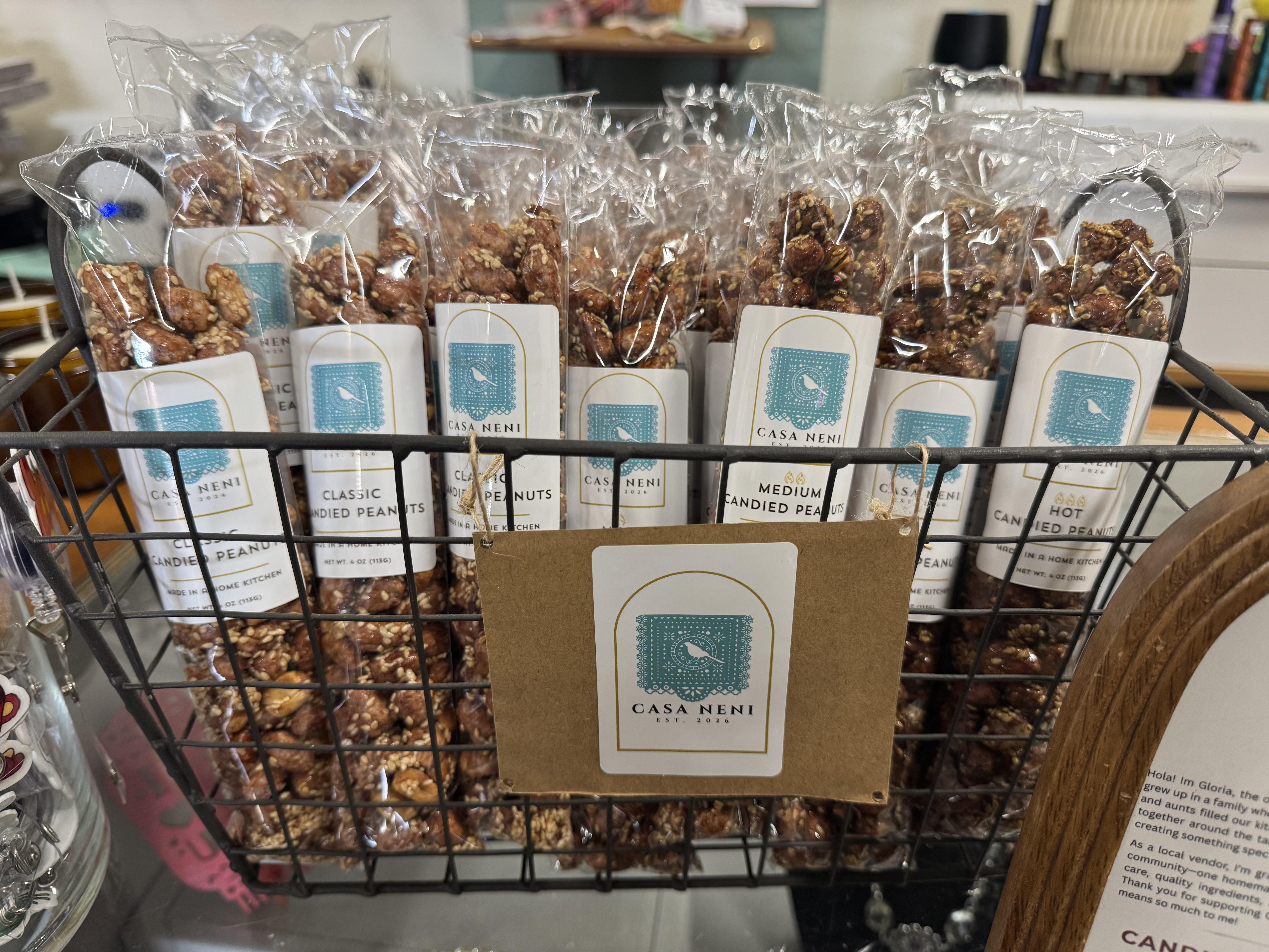 Casa Neni handmade candied peanuts in four flavors