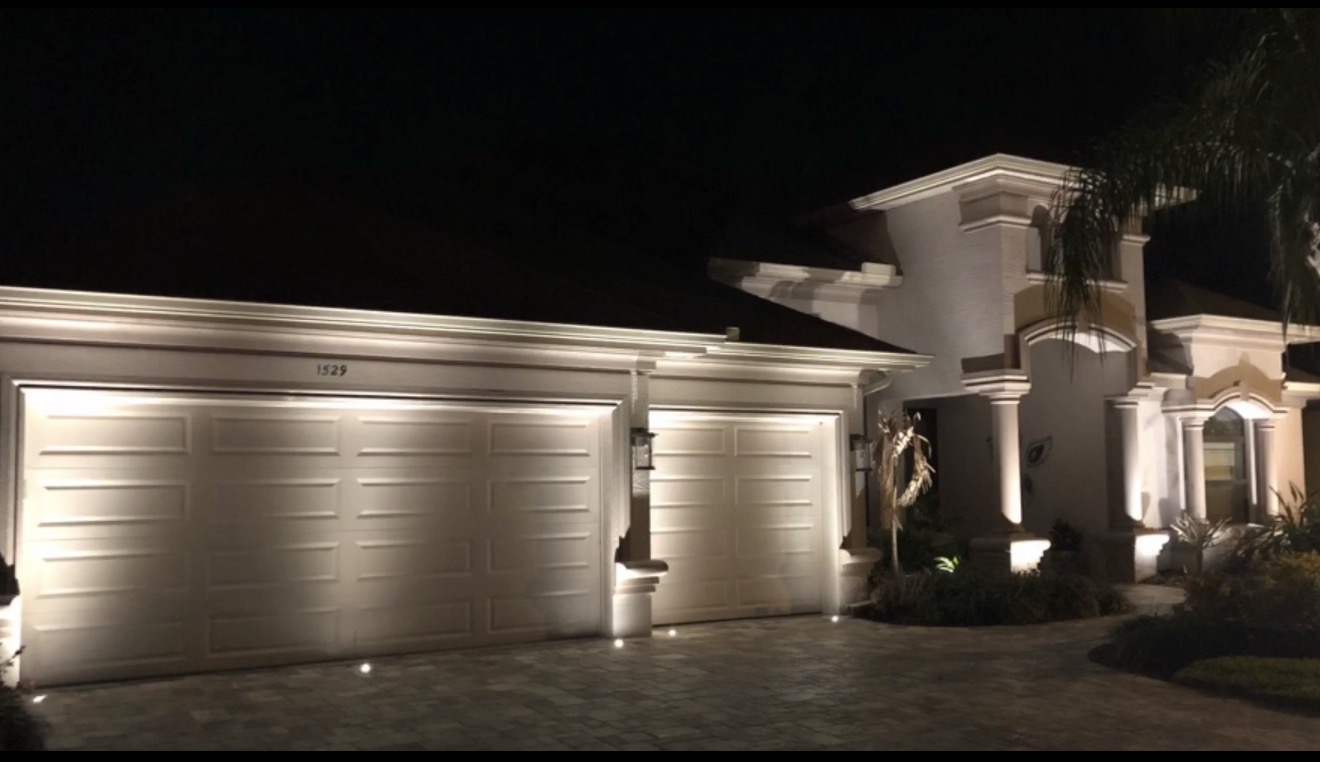 Home before LED Artistry — dark and unlit