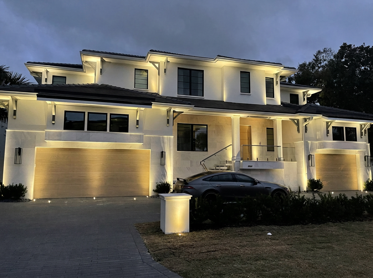 Denard Span luxury estate LED Artistry lighting