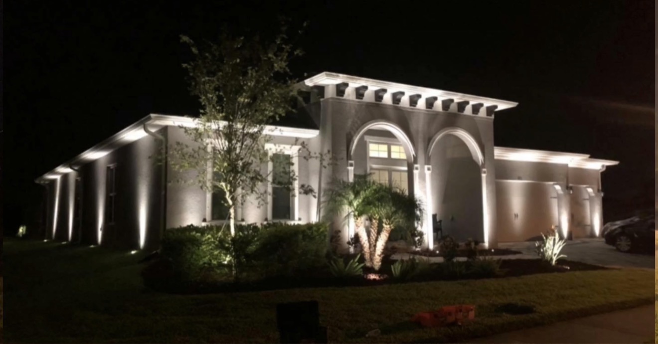 Home before LED Artistry — dark and unlit
