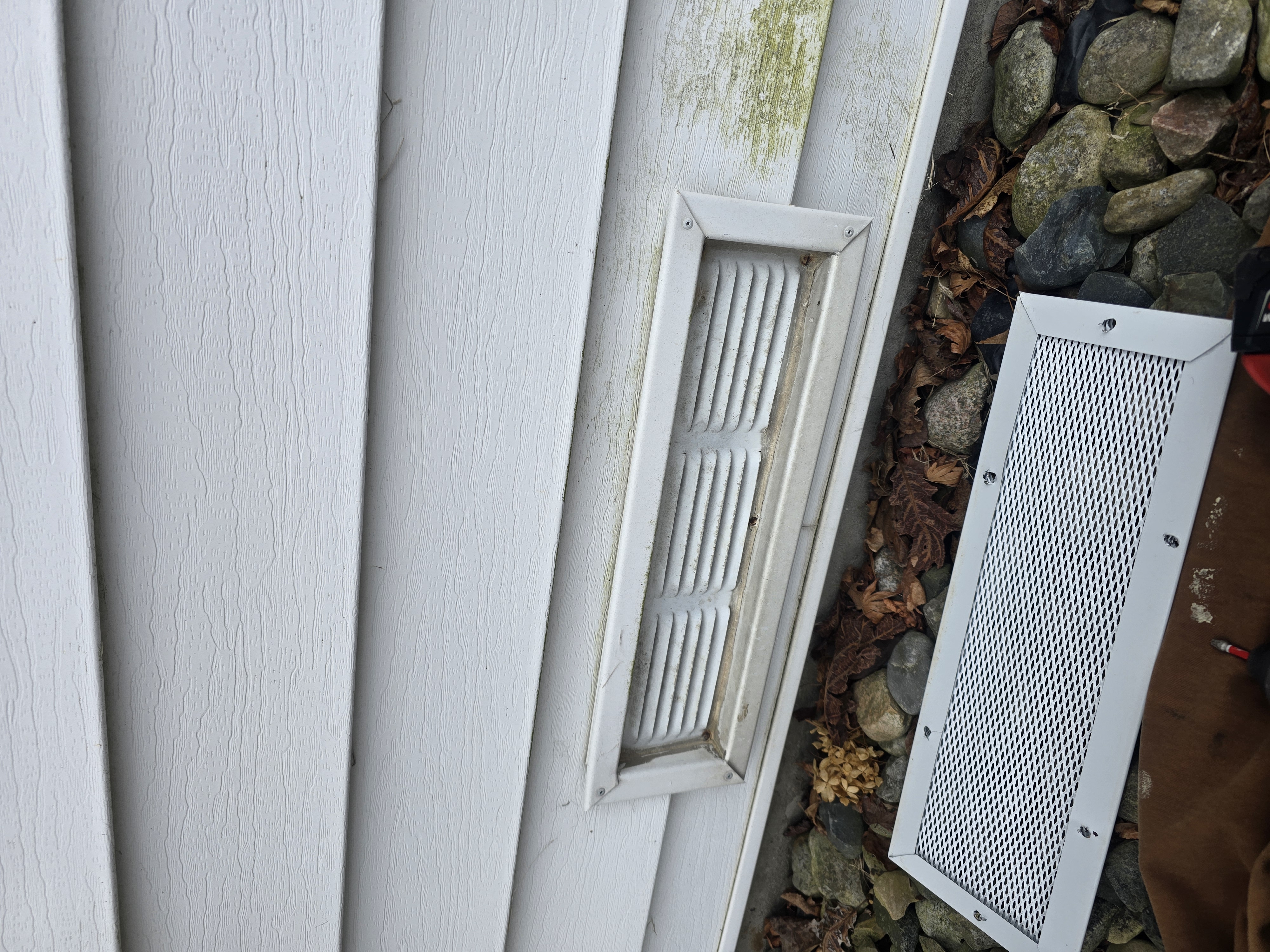 Exterior vent cover swap