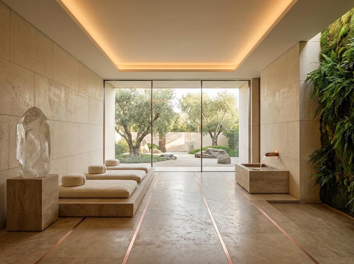 ÖND grounding meditation sanctuary with zen garden