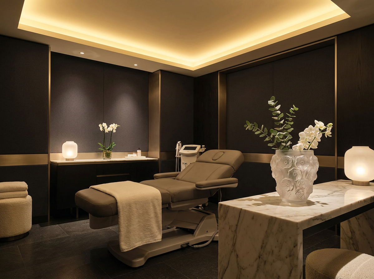 EBO2 blood filtration longevity wellness sanctuary with Lalique crystal