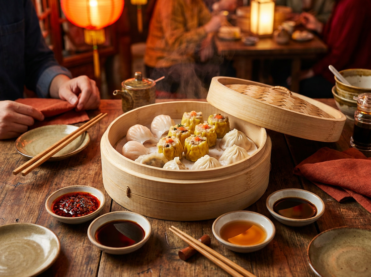 Delicious dimsum and dumplings