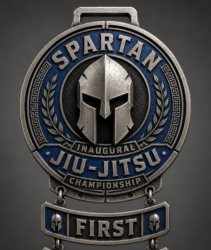 Spartan Inaugural Jiu-Jitsu Championship Medal