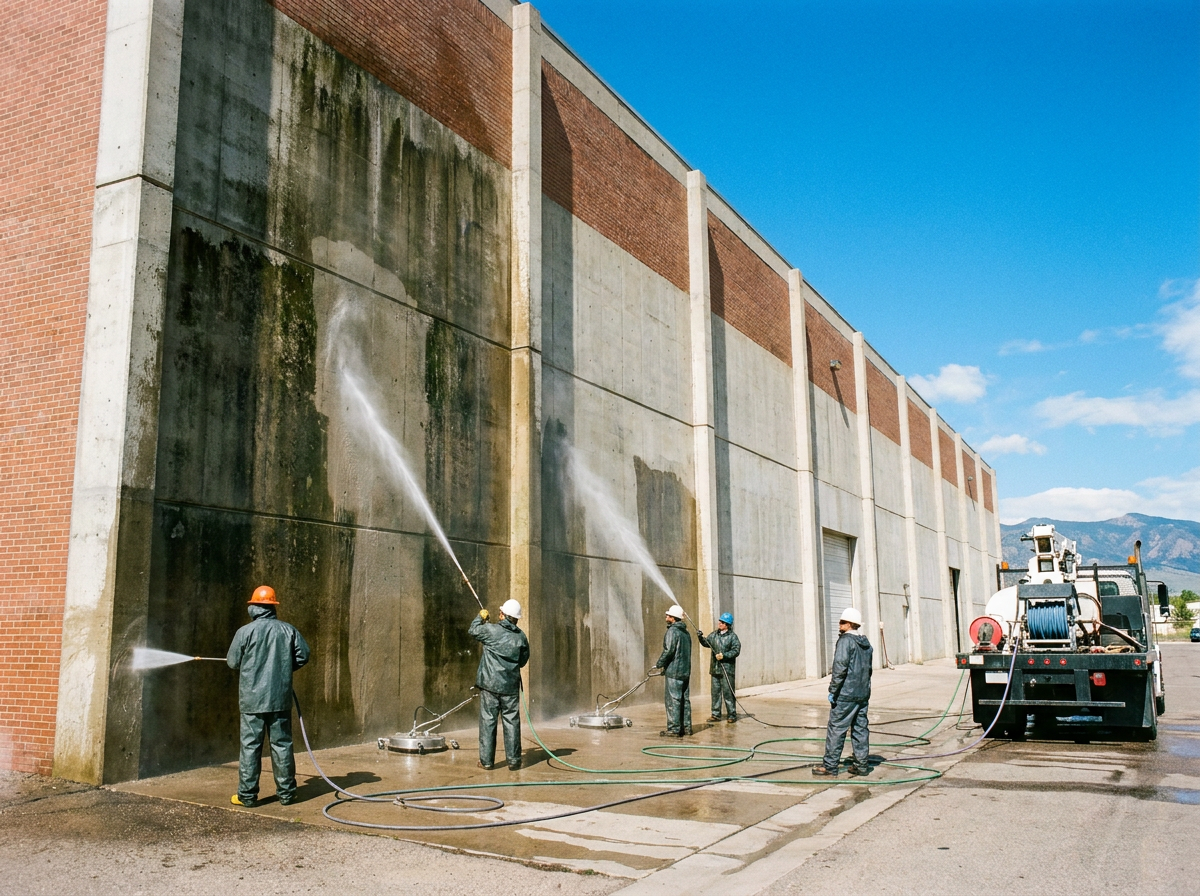 Commercial Pressure Washing