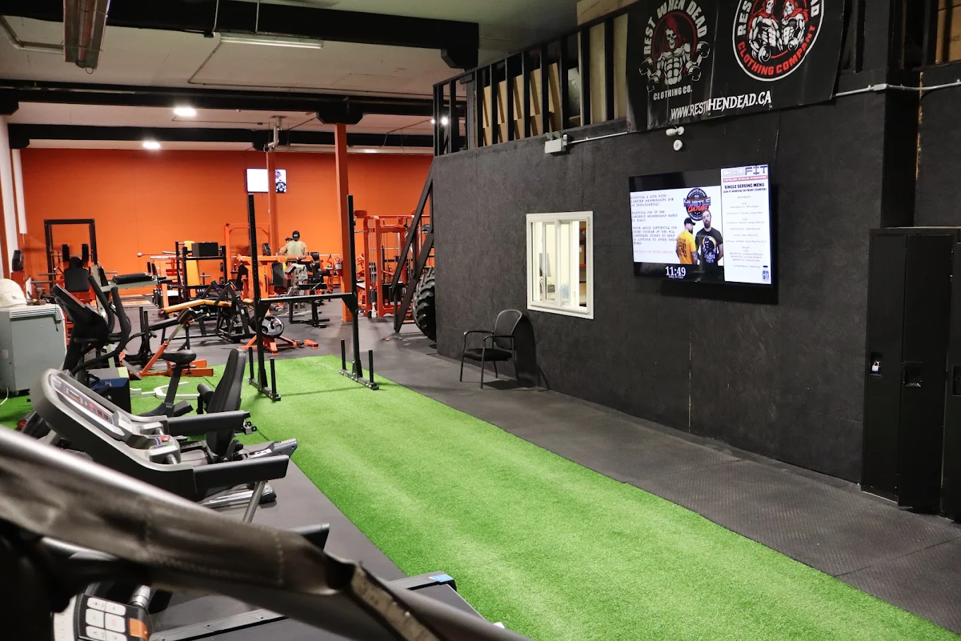 Cardio and turf area