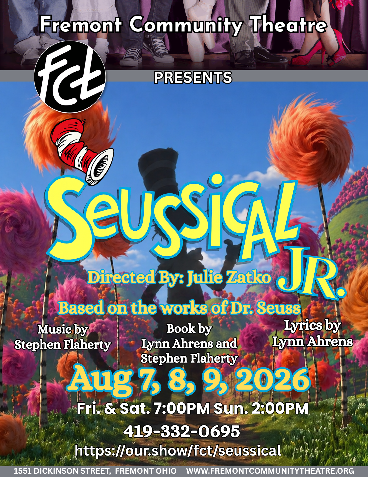 Seussical Jr. Show Poster