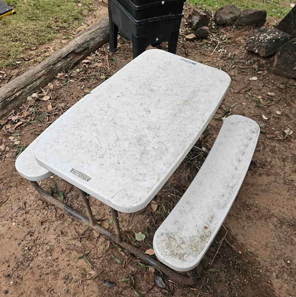 Outdoor Furniture Clean - Before