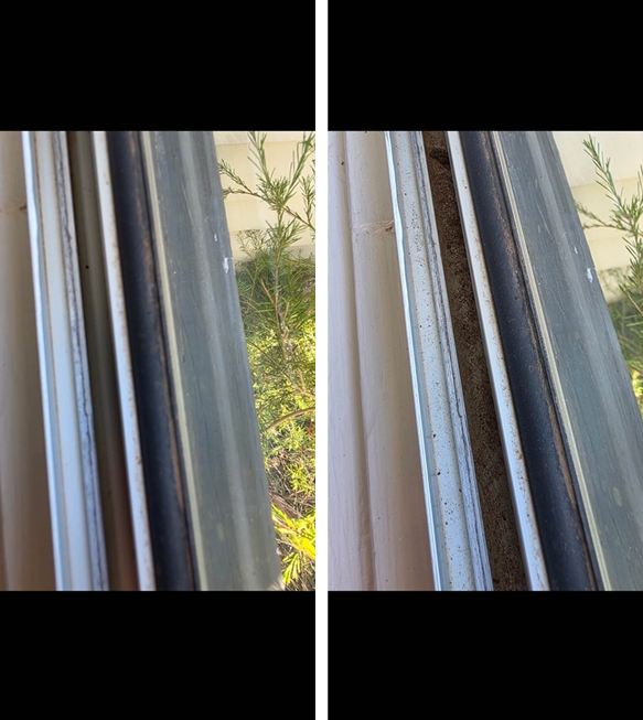 Window Track Clean - After