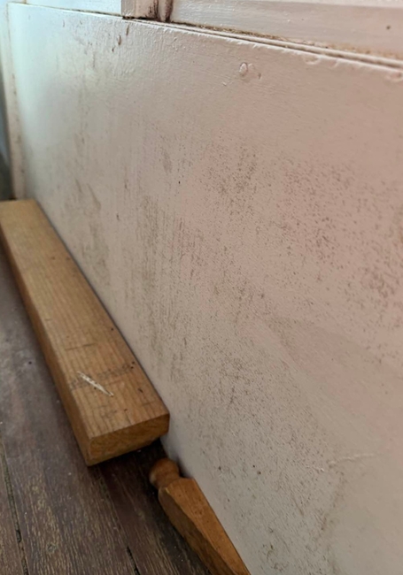 Skirting Board Detail Clean - Before