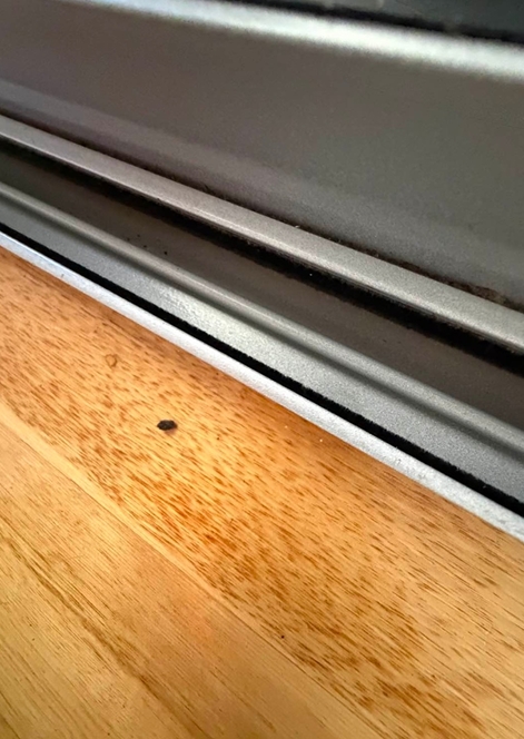 Door Track Clean - After