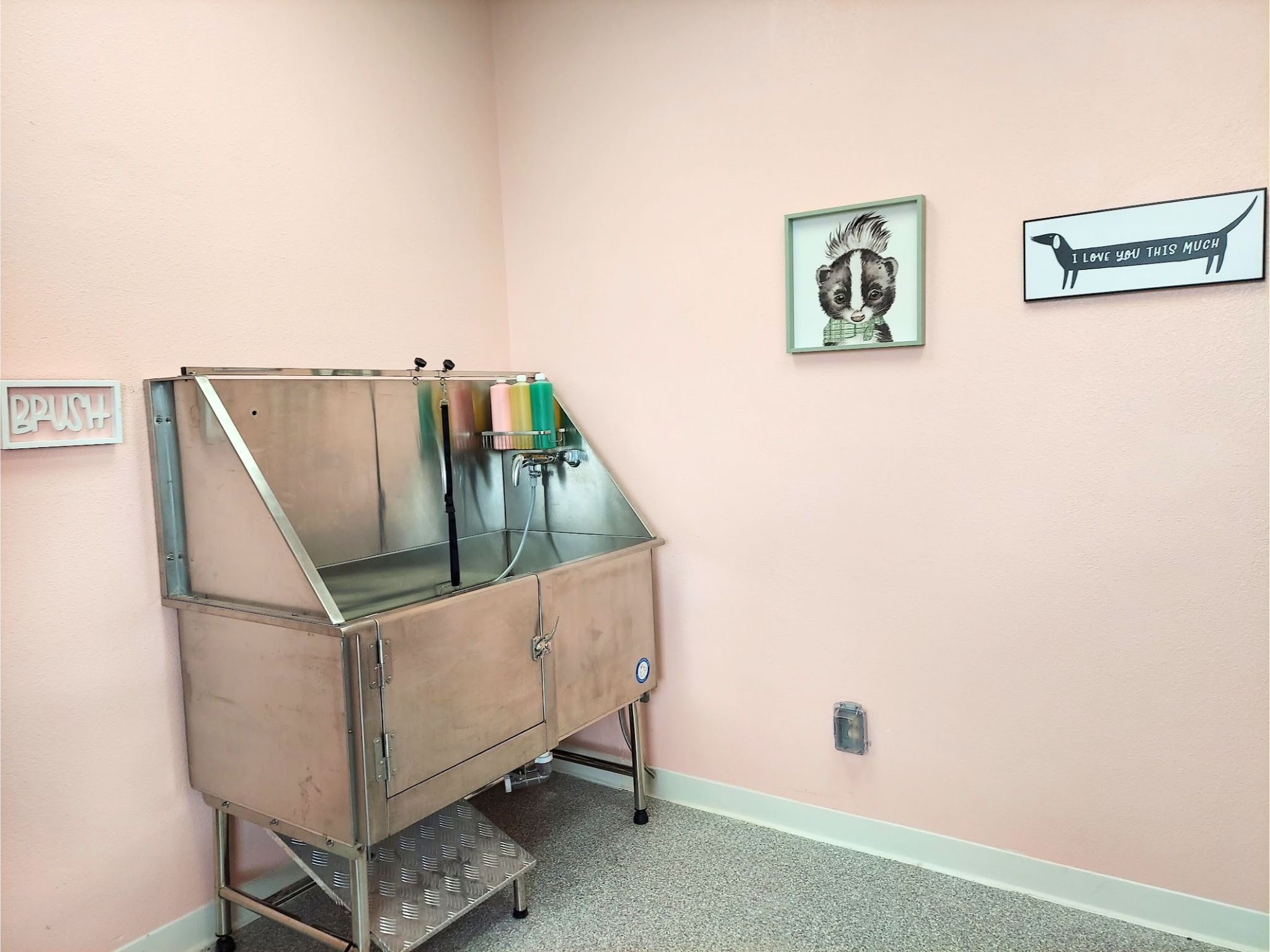 Our Self-Wash Room — Private, clean & all yours!