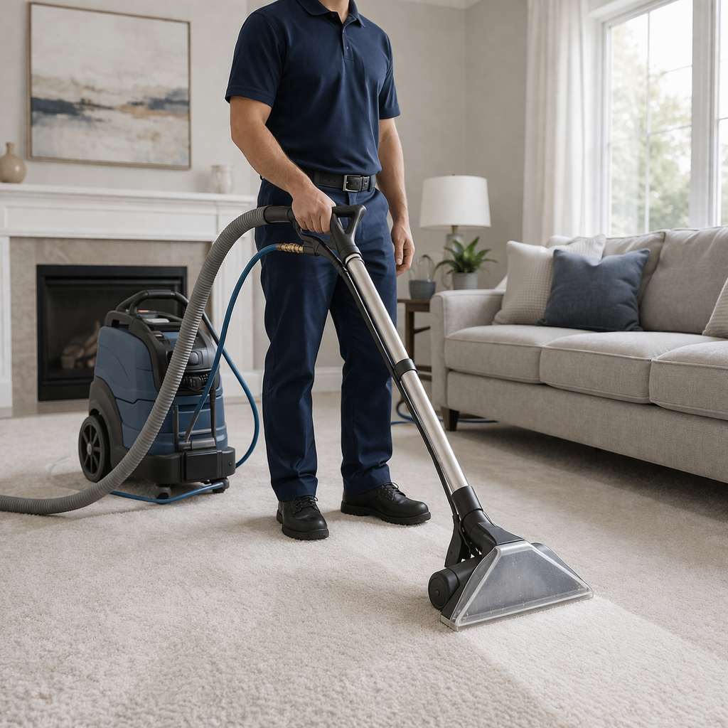 Professional carpet cleaning enhancement service