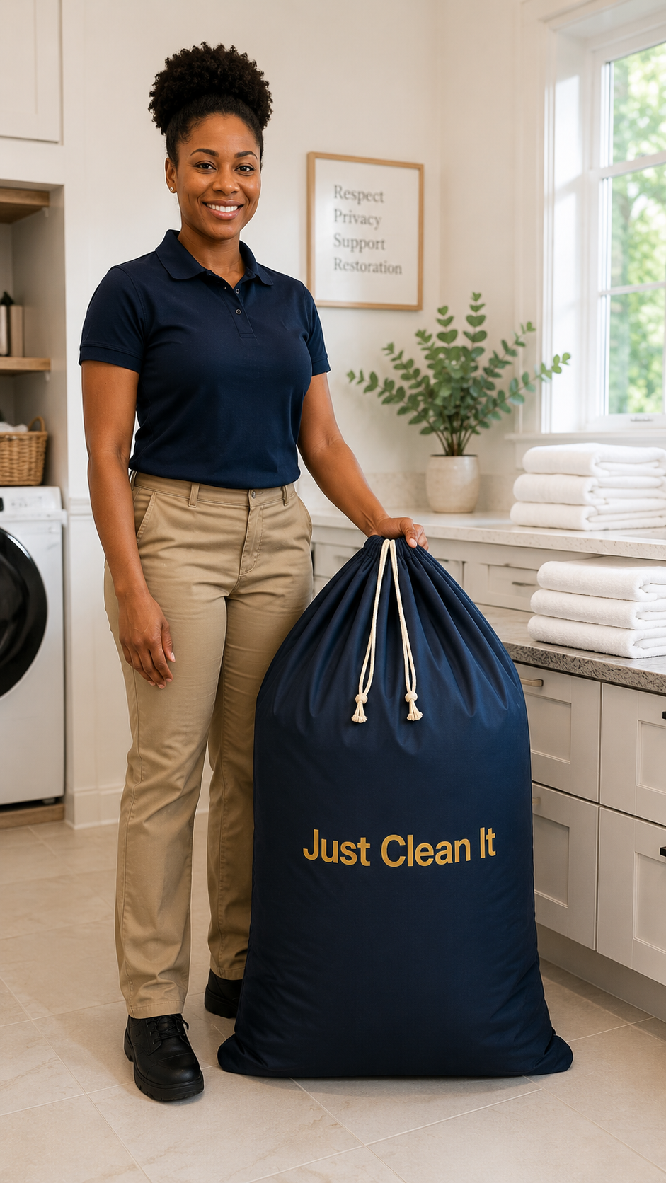 Laundry support through The Bag System