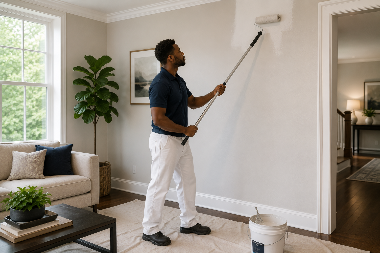 Move-in ready painting and finishing support