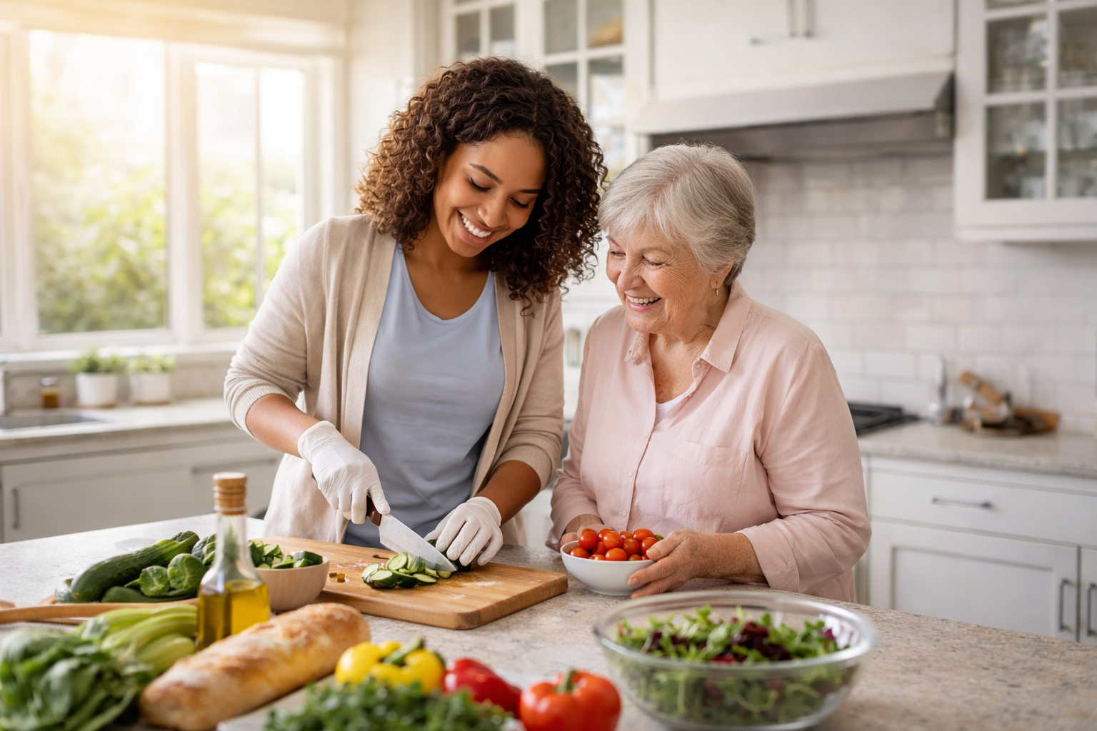 Lifestyle partner supporting daily life in the home with dignity and care