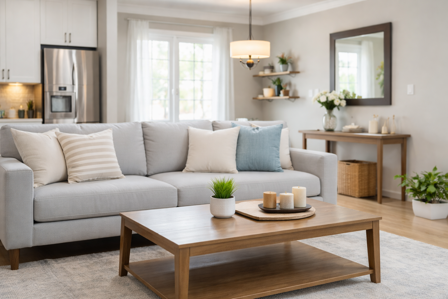 Calm, well-managed living space