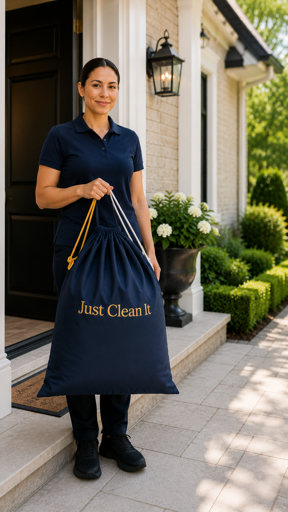 Just Clean It Bag System laundry pickup and delivery