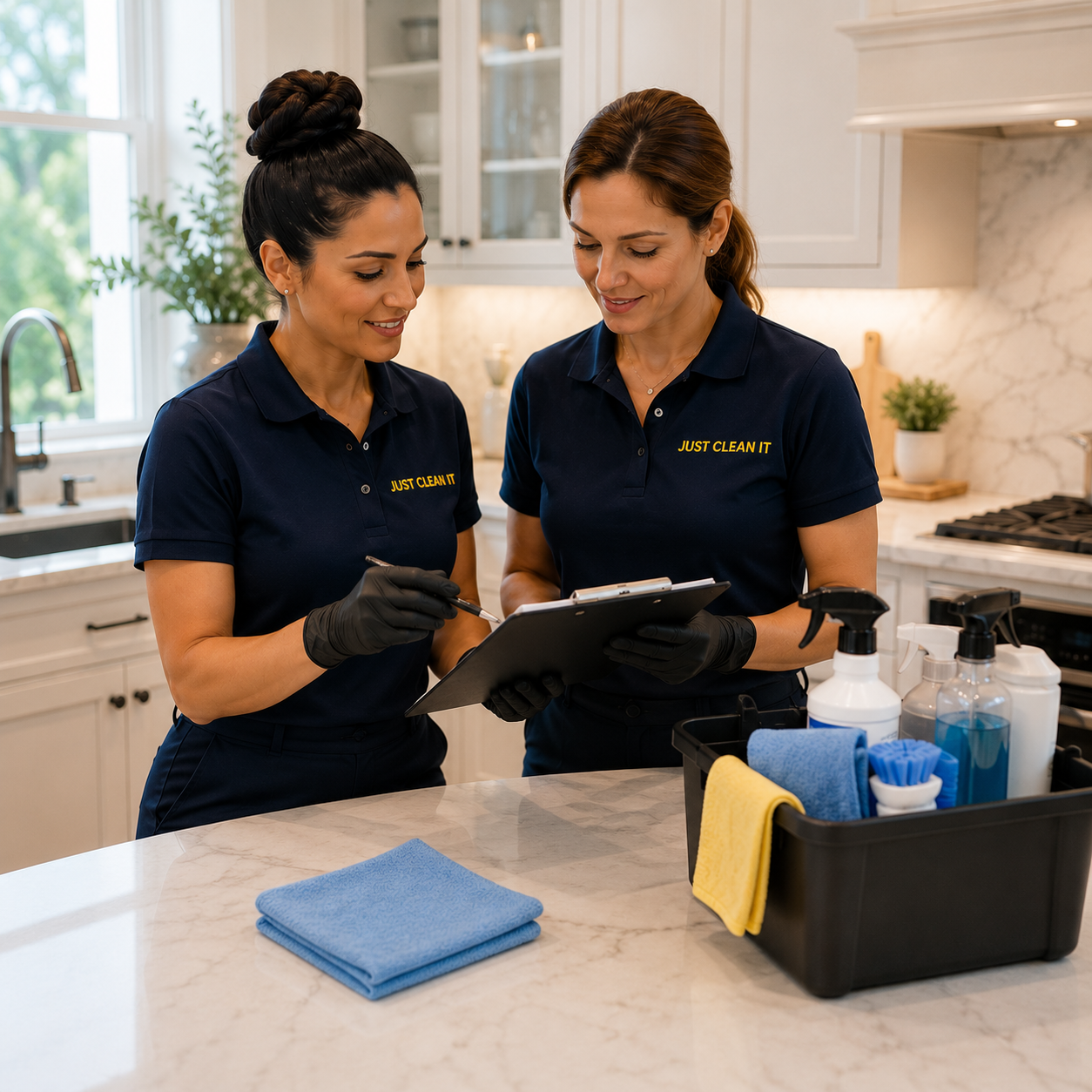 Employee-based teams delivering structured service