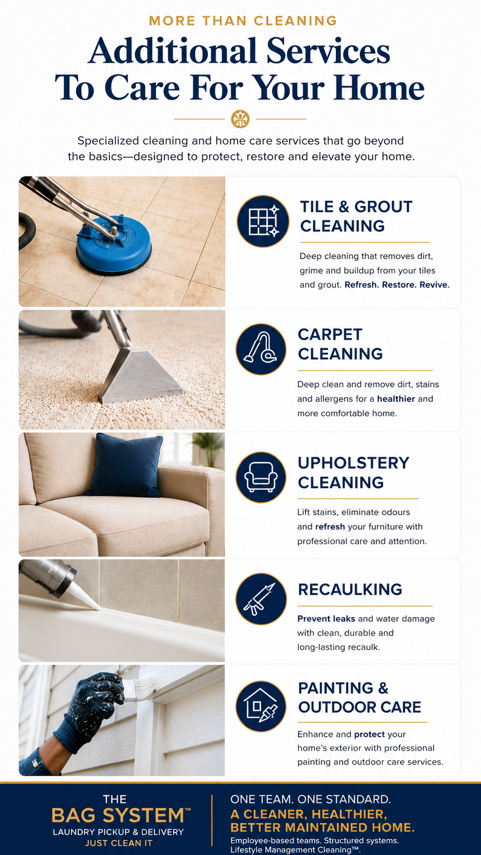 Additional services to care for your home