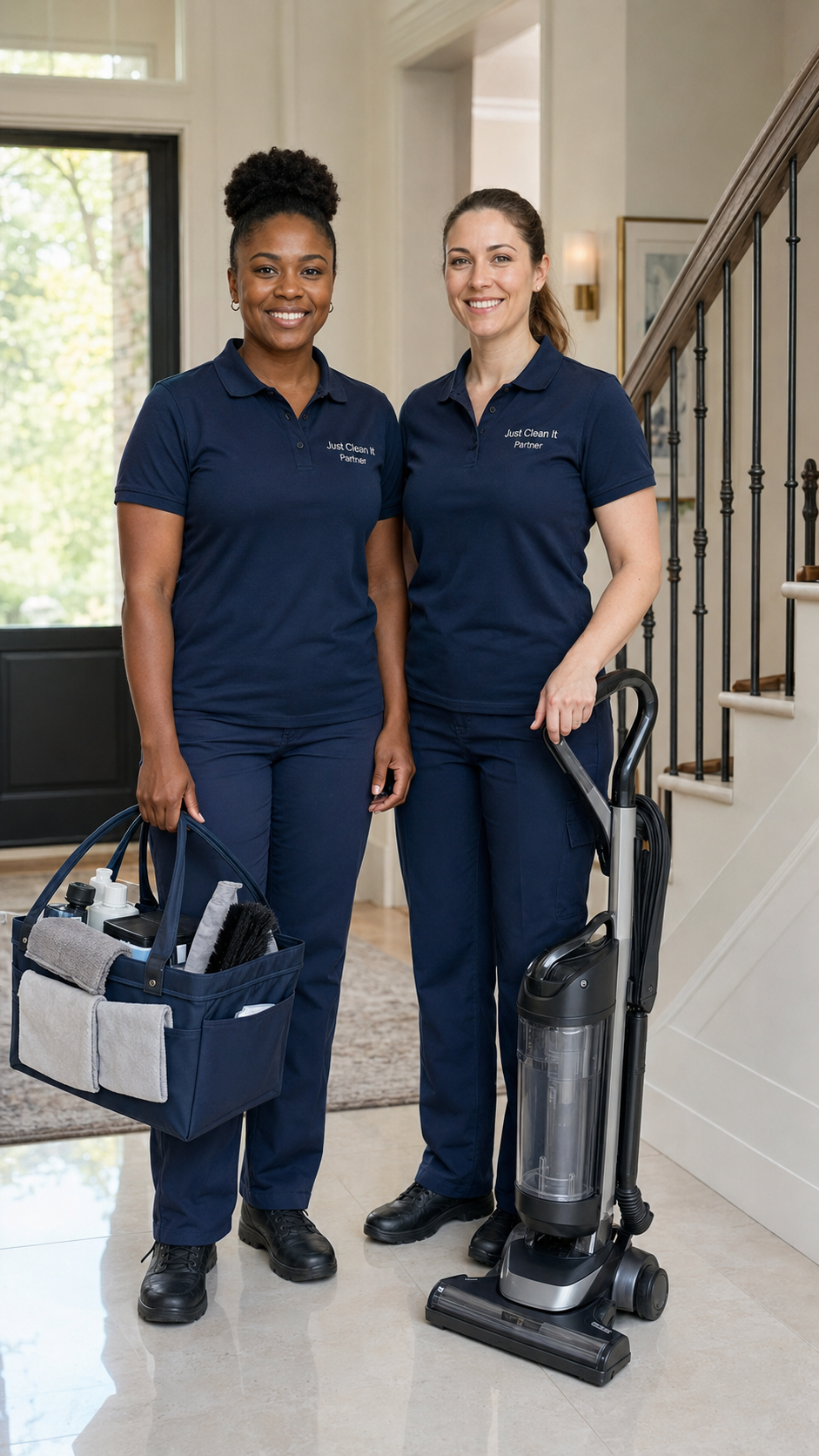 Just Clean It employee-based team providing professionally managed home service