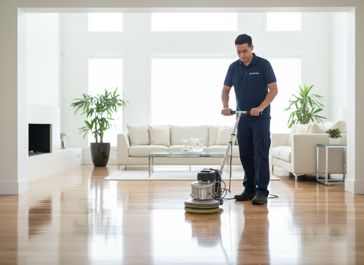 Floor care polishing and waxing