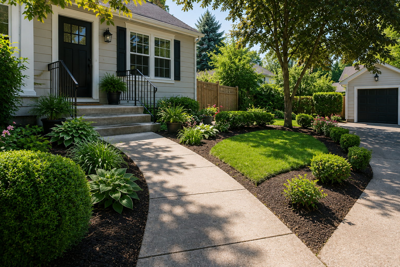 Exterior property area restoration and outdoor cleanup support
