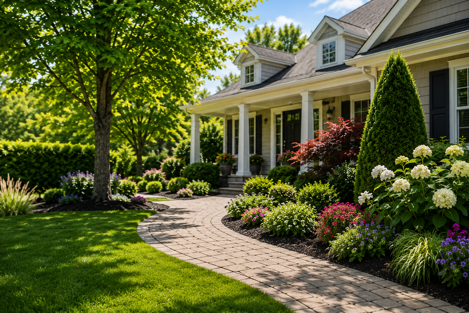 Standard seasonal property care for outdoor cleanup and presentation