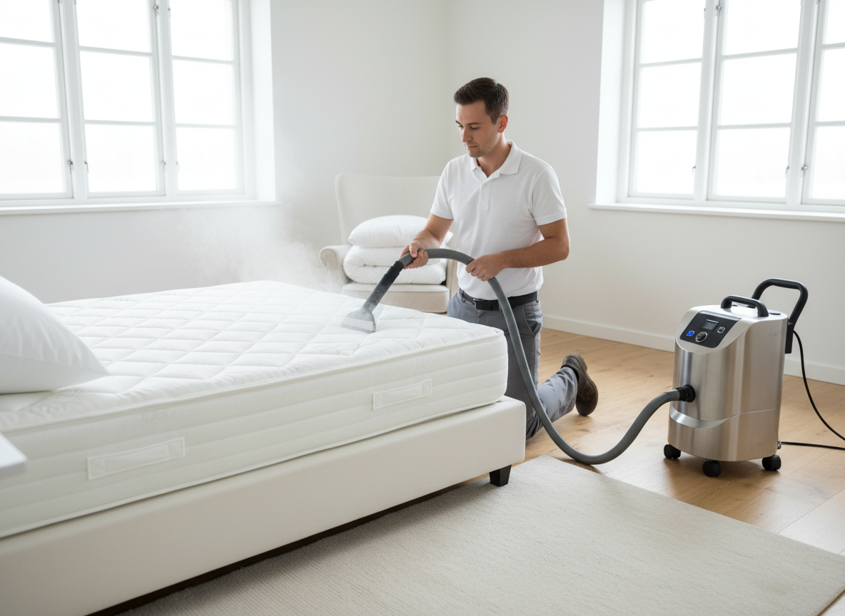 Mattress steam cleaning